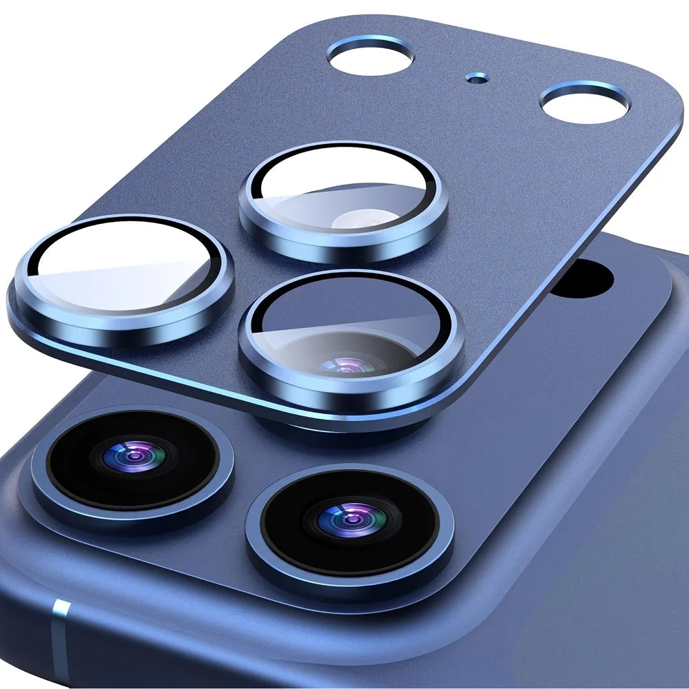 Film de protection pour iPhone 17 Pro Max/iPhone 17 Pro/17 Air, couverture complète, protecteur d'objectif d'appareil photo Ultra-fin, cadre métallique, 1 pièce