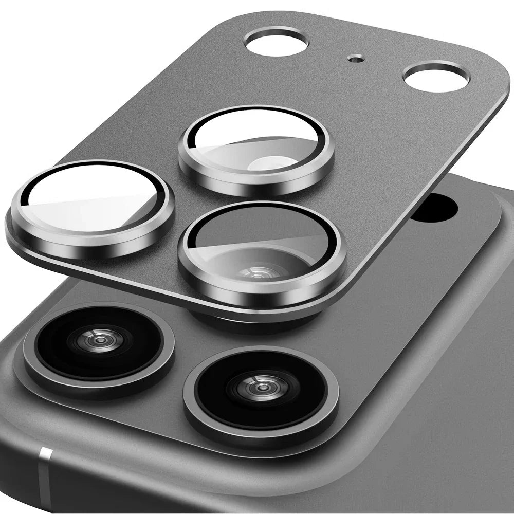 Film de protection pour iPhone 17 Pro Max/iPhone 17 Pro/17 Air, couverture complète, protecteur d'objectif d'appareil photo Ultra-fin, cadre métallique, 1 pièce