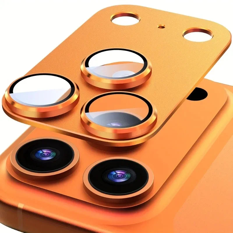 Film de protection pour iPhone 17 Pro Max/iPhone 17 Pro/17 Air, couverture complète, protecteur d'objectif d'appareil photo Ultra-fin, cadre métallique, 1 pièce